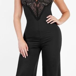 Elegant Black Lace Jumpsuit